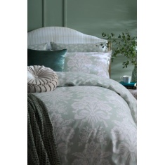 Laura Ashley Tatton Duck Egg Duvet Set - Green