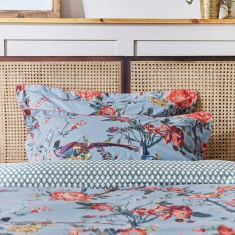 Joules Chinoise Floral Duvet Set - Blue