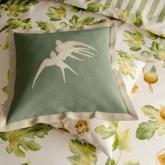 Sanderson Options Solaine 45cm Cushion - Green Sanderson Options Solaine 45cm Cushion - Green