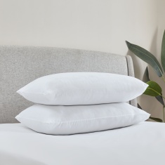 Catherine Lansfield Soft Touch Quilted Pillow Pair