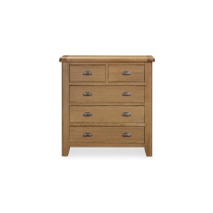 Juniper 5 Drawer Chest of Drawers - Smoked Oak Juniper 5 Drawer Chest of Drawers - Smoked Oak