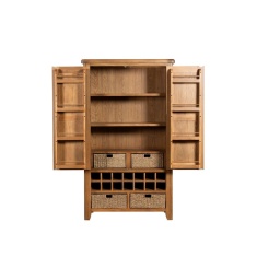 Juniper Shoe Cupboard - Smoked Oak