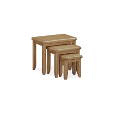 Juniper Nest Of Tables - Smoked Oak Juniper Nest Of Tables - Smoked Oak