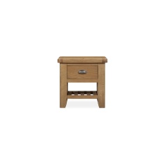 Juniper Lamp Table - Smoked Oak