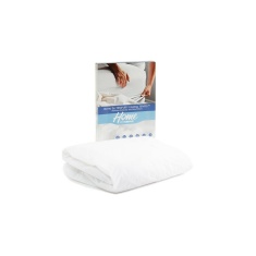 Home By Tempur Thermoregulating Mattress Protector/Fitted Sheet - White