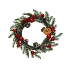 Festive Christmas Pine & Berry Wreath - 50cm Festive Christmas Pine & Berry Wreath - 50cm