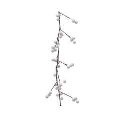 Kaemingk Garland Foam Berries White - 130cm Kaemingk Garland Foam Berries White - 130cm