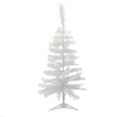 Festive White Table Christmas Tree - 90cm
