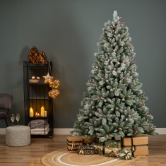 Everlands Windham Spruce Frosted Christmas Tree