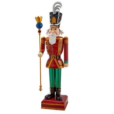Smart Garden Battery Operated Lit Giant Nutcracker - 120cm