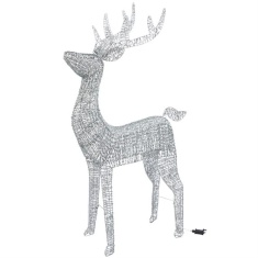 Smart Garden GlitterTwist Reindeer 140cm - Silver
