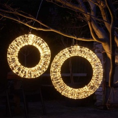 Smart Garden Galaxy Wreath 50cm - Warm White
