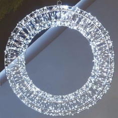 Smart Garden 1440 LED Galaxy Wreath 50cm - Cool White Smart Garden 1440 LED Galaxy Wreath 50cm - Cool White