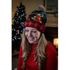 Smart Garden Flash! Luxury Beanie - Christmas Tree Hat