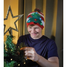Smart Garden Flash! Party Beanie - Xmas Tree Hat