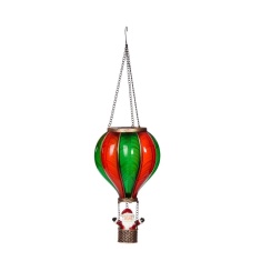 Smart Garden Santa Flaming Balloon In-Lit Statuette - 45cm