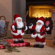 Smart Garden Singing & Dancing Santa Animatronic (Assorted Styles) - 30cm Smart Garden Singing & Dancing Santa Animatronic (Assorted Styles) - 30cm