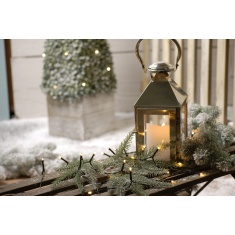 Festive 100 Battery Timer String Lights - Warm