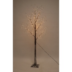 Festive Lit Snow LED Twig Tree 180cm - Warm White
