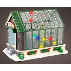 Lumineo LED Greenhouse Scene 14x22cm Lumineo LED Greenhouse Scene 14x22cm