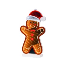 Lumineo LED Infinity Lights Indoor Gingerbread 27cm Lumineo LED Infinity Lights Indoor Gingerbread 27cm