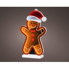 Lumineo LED Infinity Lights Indoor Gingerbread 27cm Lumineo LED Infinity Lights Indoor Gingerbread 27cm