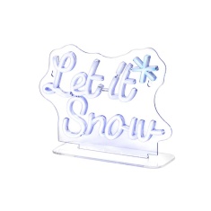 Lumineo LED Neon USB Let It Snow Light 23cm Lumineo LED Neon USB Let It Snow Light 23cm