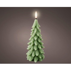 Lumineo LED Tree Candle 19cm - Green Lumineo LED Tree Candle 19cm - Green