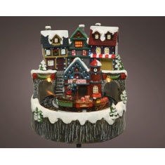 Lumineo LED Village Small Train Scene