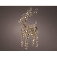 Lumineo Micro LED Reindeer 37cm - Gold Lumineo Micro LED Reindeer 37cm - Gold