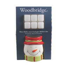 Aromatize Snowman Melter & Wax Melts Gift Set