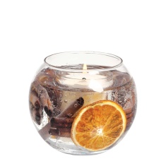 Stoneglow Festive Wishes Orange, Cinnamon & Clove Scented Candle - Fishbowl Stoneglow Festive Wishes Orange, Cinnamon & Clove Scented Candle - Fishbowl
