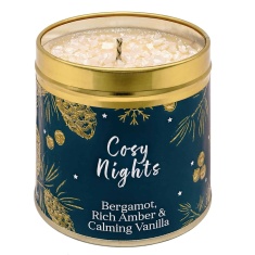 Best Kept Secrets Cosy Nights Scented Candle Tin - 240g Best Kept Secrets Cosy Nights Scented Candle Tin - 240g