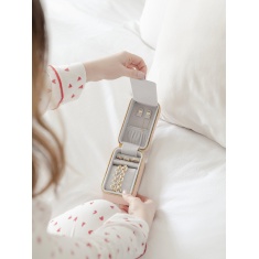Stackers Travel Jewellery & Watch Box - Blush Pink