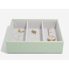 Stackers Classic 3 Section Watch Accessory Layer - Sage Green