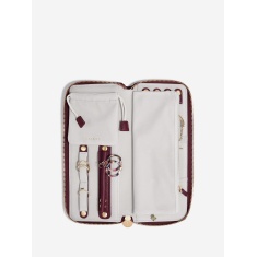 Stackers Jewellery Roll - Burgundy Stackers Jewellery Roll - Burgundy