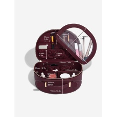 Stackers Vanity Case - Burgundy