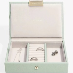Stackers Mini Jewellery Box Lid - Sage Green