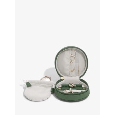 Stackers Round Jewellery Roll - Emerald