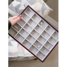 Stackers Classic Trinket Layer - Burgundy