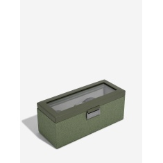 Stackers Watch Box 4 Piece - Green Canvas
