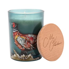 Meg Hawkins Candle Pheasant - Rosehip & Birchwood - 250g Meg Hawkins Candle Pheasant - Rosehip & Birchwood - 250g