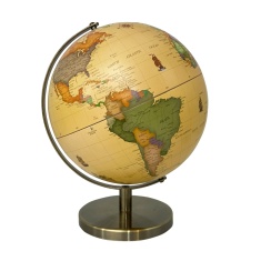 Gleneagles Travel Globe LED 20cm - Antique Style