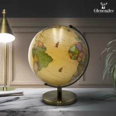 Gleneagles Travel Globe LED 20cm - Antique Style