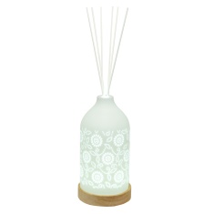 Aromatize LED Ceramic Clean Linen Diffuser 19cm - Floral