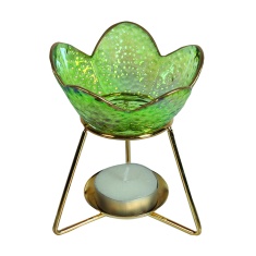 Aromatize Petal Wax Melter 11cm - Green