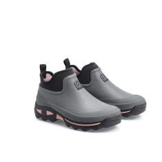 Rouchette Clean Lady Ankle Boots - Grey