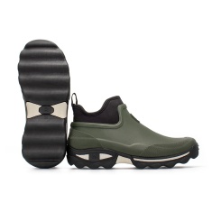 Rouchette Clean Lady Ankle Boots - Khaki