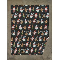 Deyongs Christmas Dancers Throw 140x180cm - Green