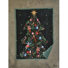 Deyongs Traditional Tree Throw 130x170cm - Navy